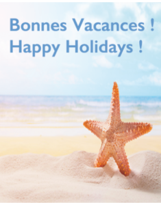 Vacances d’été 2020 !
